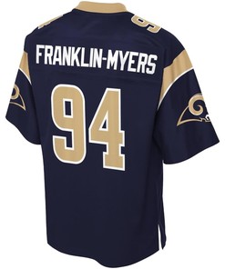 John Franklin-myers Los Angeles Rams Nfl Pro Line Player Jersey - Navy - Robokeg