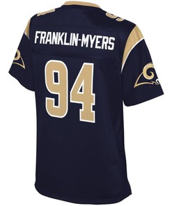 John Franklin-myers Los Angeles Rams Nfl Pro Line Womens Player Jersey - Navy - Robokeg