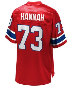John Hannah New England Patriots Nfl Pro Line Retired Player Jersey - Red - Robokeg