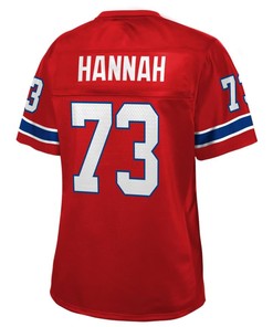 John Hannah New England Patriots Nfl Pro Line Womens Retired Player Jersey - Red - Robokeg