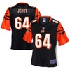 John Jerry Cincinnati Bengals Nfl Pro Line Womens Player Jersey - Black - Robokeg