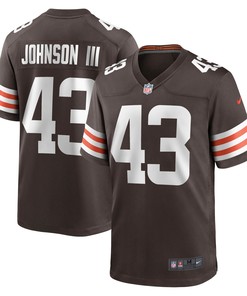 John Johnson Iii Cleveland Browns Game Jersey - Brown Nfl - Robokeg