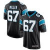 John Miller Carolina Panthers Game Jersey - Black Nfl - Robokeg
