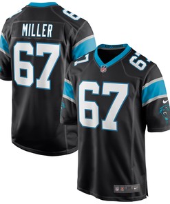 John Miller Carolina Panthers Game Jersey - Black Nfl - Robokeg
