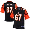 John Miller Cincinnati Bengals Nfl Pro Line Womens Player Jersey - Black - Robokeg