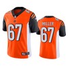 John Miller Cincinnati Bengals Orange Vapor Limited Jersey - Robokeg