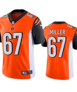 John Miller Cincinnati Bengals Orange Vapor Limited Jersey - Robokeg