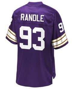 John Randle Minnesota Vikings Nfl Pro Line Retired Team Player Jersey - Purple - Robokeg