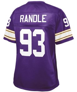 John Randle Minnesota Vikings Nfl Pro Line Womens Retired Player Jersey - Purple - Robokeg
