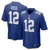 John Ross New York Giants Game Player Jersey - Royal Nfl - Robokeg