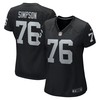 John Simpson Las Vegas Raiders Womens Game Jersey - Black Nfl - Robokeg
