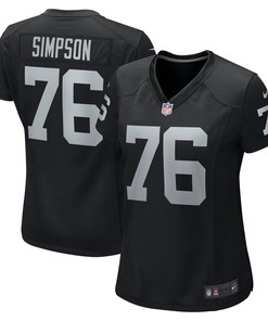 John Simpson Las Vegas Raiders Womens Game Jersey - Black Nfl - Robokeg