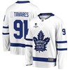 John Tavares 91 Toronto Maple Leafs Stanley Cup 2023 Playoffs Patch Away Breakaway Men Jersey - White - Robokeg
