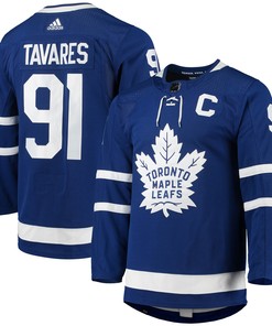 John Tavares Toronto Maple Leafs Adidas Home Captain Patch Primegreen Authentic Pro Player Jersey - Blue Nhl - Robokeg