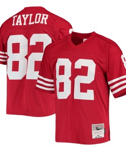 John Taylor San Francisco 49ers Mitchell & Ness 1990 Legacy Replica Jersey - Scarlet Nfl - Robokeg