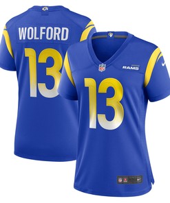 John Wolford Los Angeles Rams Womens Game Player Jersey - Royal Nfl - Robokeg