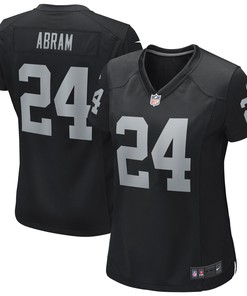 Johnathan Abram Las Vegas Raiders Womens Game Jersey - Black Nfl - Robokeg