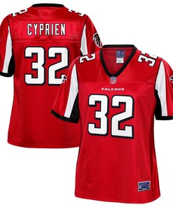 Johnathan Cyprien Atlanta Falcons Nfl Pro Line Womens Player Jersey - Red - Robokeg