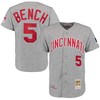 Johnny Bench 1969 Cincinnati Reds Mitchell & Ness Authentic Throwback Jersey - Gray Mlb - Robokeg