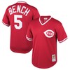 Johnny Bench Cincinnati Reds Mitchell & Ness Cooperstown Collection Mesh Batting Practice Jersey - Red Mlb - Robokeg