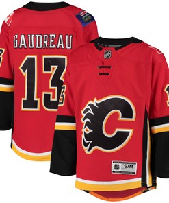 Johnny Gaudreau Calgary Flames 2020/21 Alternate Premier Player Jersey - Red Nhl - Robokeg