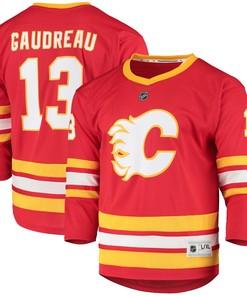 Johnny Gaudreau Calgary Flames 2020/21 Home Replica Player Jersey - Red Nhl - Robokeg