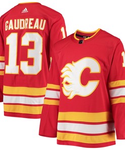 Johnny Gaudreau Calgary Flames Adidas Home Primegreen Authentic Pro Player Jersey - Red Nhl - Robokeg