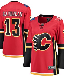 Johnny Gaudreau Calgary Flames Fanatics Branded Womens Home Breakaway Player Jersey - Red Nhl - Robokeg