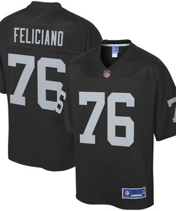 Jon Feliciano Oakland Raiders Nfl Pro Line Player Jersey - Black - Robokeg