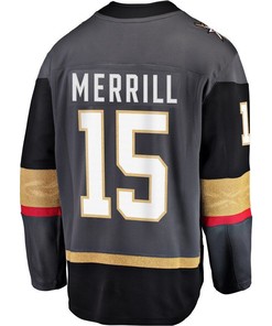 Jon Merrill Vegas Golden Knights Breakaway Player Jersey - Black - Robokeg