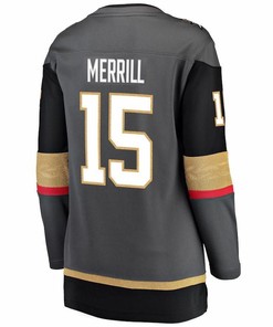 Jon Merrill Vegas Golden Knights Women's Breakaway Player Jersey - Black - Robokeg