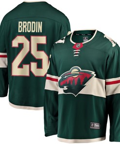 Jonas Brodin Minnesota Wild Fanatics Branded Breakaway Player Jersey - Green Nhl - Robokeg