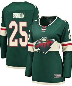 Jonas Brodin Minnesota Wild Fanatics Branded Womens Breakaway Player Jersey - Green Nhl - Robokeg