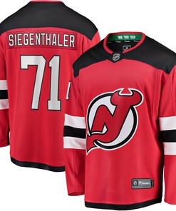 Jonas Siegenthaler New Jersey Devils Fanatics Branded Home Breakaway Player Jersey - Red Nhl - Robokeg