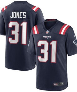 Jonathan Jones New England Patriots Game Jersey - Navy Nfl - Robokeg