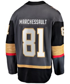 Jonathan Marchessault 81 Vegas Golden Knights 2023 Stanley Cup Champions Patch Alternate Breakaway Player Jersey - Black - Robokeg