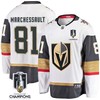 Jonathan Marchessault 81 Vegas Golden Knights 2023 Stanley Cup Champions Patch Away Breakaway Player Jersey - White - Robokeg