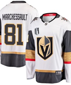 Jonathan Marchessault 81 Vegas Golden Knights 2023 Stanley Cup Final Away Premier Player Jersey - White - Robokeg