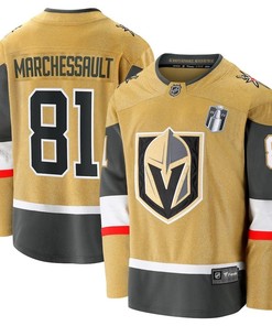 Jonathan Marchessault 81 Vegas Golden Knights 2023 Stanley Cup Final Home Breakaway Player Jersey - Gold - Robokeg