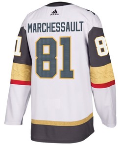 Jonathan Marchessault 81 Vegas Golden Knights Stanley Cup 2023 Champions Patch Away Breakaway Men Jersey - White - Robokeg