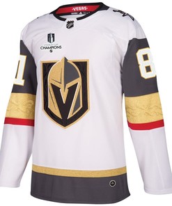 Jonathan Marchessault 81 Vegas Golden Knights Stanley Cup 2023 Champions Patch Away Breakaway Men Jersey - White - Robokeg