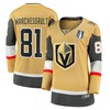 Jonathan Marchessault 81 Vegas Golden Knights Women's 2023 Stanley Cup Final Home Breakaway Player Jersey - Gold - Robokeg