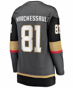 Jonathan Marchessault Vegas Golden Knights Women's Home Breakaway Player Jersey - Black - Robokeg