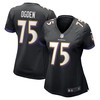 Jonathan Ogden Baltimore Ravens Womens Retired Player Jersey - Black Nfl - Robokeg