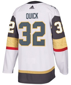 Jonathan Quick 32 Vegas Golden Knights Stanley Cup 2023 Final Patch Away Breakaway Men Jersey - White - Robokeg