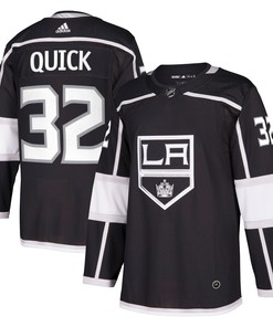 Jonathan Quick Los Angeles Kings Adidas Authentic Player Jersey - Black Nhl - Robokeg