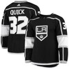 Jonathan Quick Los Angeles Kings Adidas Home Authentic Pro Player Jersey - Black Nhl - Robokeg