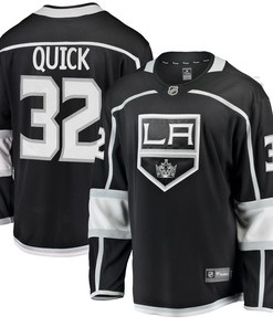 Jonathan Quick Los Angeles Kings Fanatics Branded Home Breakaway Player Jersey - Black Nhl - Robokeg