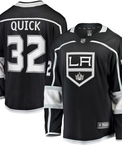 Jonathan Quick Los Angeles Kings Fanatics Branded Home Premier Breakaway Player Jersey - Black Nhl - Robokeg