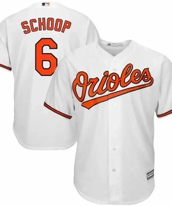 Jonathan Schoop Baltimore Orioles Cool Base Home Player Jersey - White - Robokeg